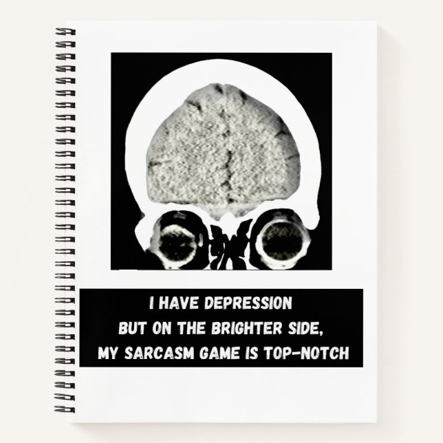 CT Scan_CTFOD_sarcasm-Spiel Notizbuch (Vorderseite)