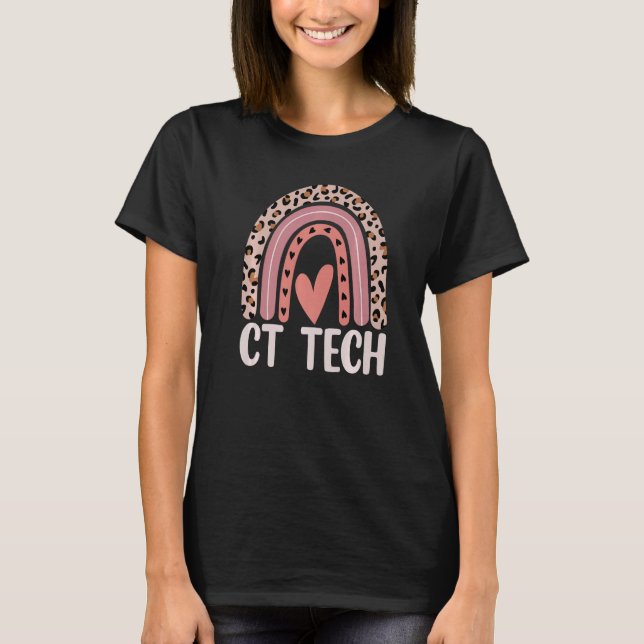 CT-Tech Computed Tomography Technologist Radiologi T-Shirt (Vorderseite)