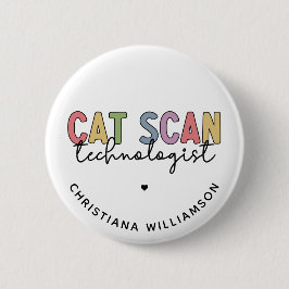 CT Tech-Geschenke für CAT-Scan-Technologie Button
