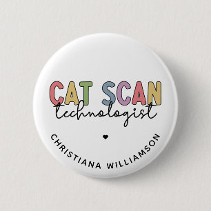 CT Tech-Geschenke für CAT-Scan-Technologie Button
