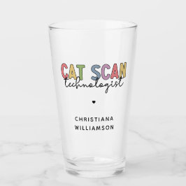 CT Tech-Geschenke für CAT-Scan-Technologie Glas