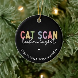 CT Tech-Geschenke für CAT-Scan-Technologie Keramik Ornament