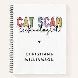 CT Tech-Geschenke für CAT-Scan-Technologie Notizbuch