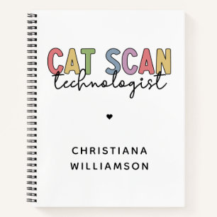 CT Tech-Geschenke für CAT-Scan-Technologie Notizbuch