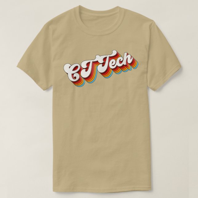 CT Tech Jobbewertung Retro T-Shirt (Design vorne)