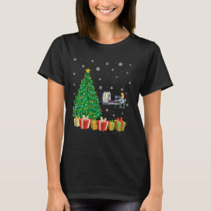 CT Tech Xmas Tree Lighting Weihnachtsmannmütze CT  T-Shirt