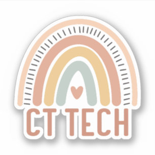 CT-Technologe, Computertomographie-Technologe Aufkleber