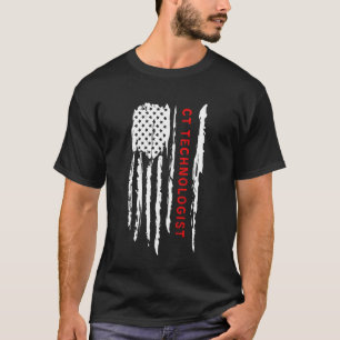 CT Technologist American Flag 4. Juli T-Shirt
