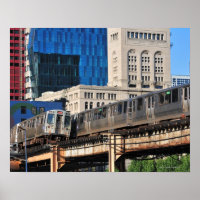 CTA Schnelldurchfahrt Orange Line und Grüne Linie