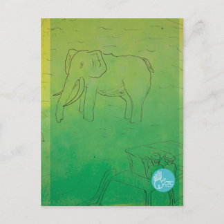 CTC International - Elephant Postkarte