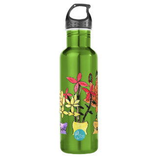 CTCInternational - Blumen Edelstahlflasche
