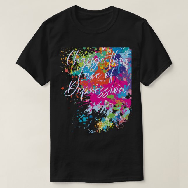 CTFOD Graffiti Splash T-Shirt - Black Unisex (Design vorne)