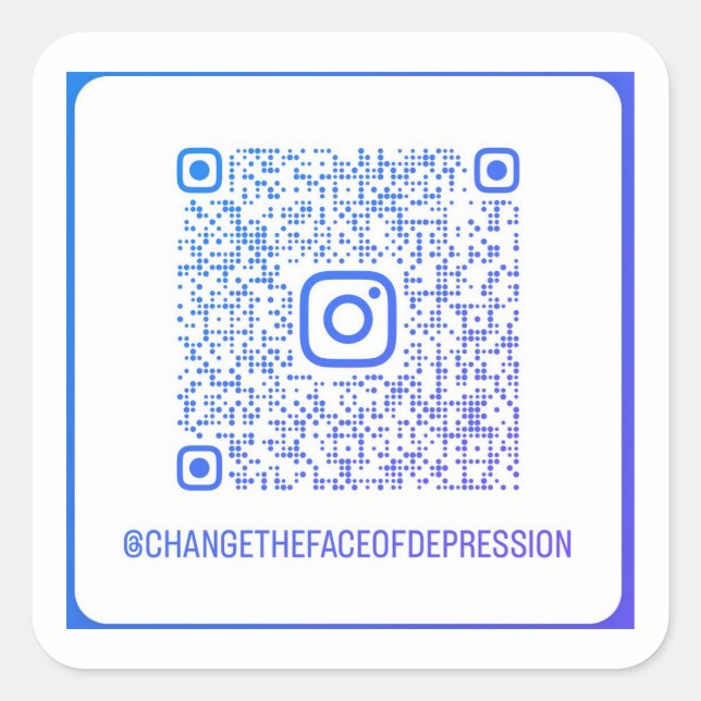 CTFOD Instagram QR Code Aufkleber (Vorderseite)