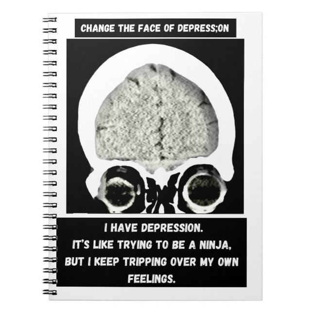 CTFOD_Ninja CTScan-Logo Notizblock (Vorderseite)