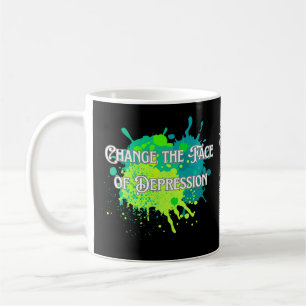 CTFOD Splash Tasse - Schwarz mit Blau und Grün