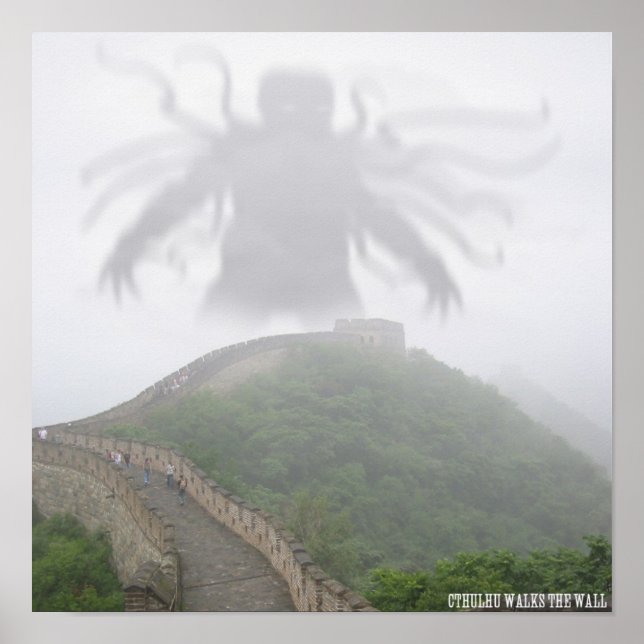 Cthulhu am Wall Poster (Vorne)