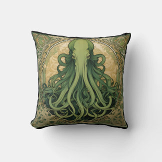 Cthulhu Art Nouveau Kissen
