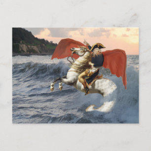 Cthulhu Bonaparte am Strand. Postkarte