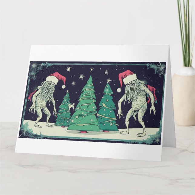 Cthulhu Christmas Spirits- The Ghost of Abyssalith Karte (Vorderseite)