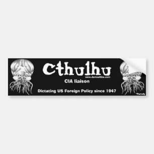 Cthulhu: CIA-Verbindung Autoaufkleber