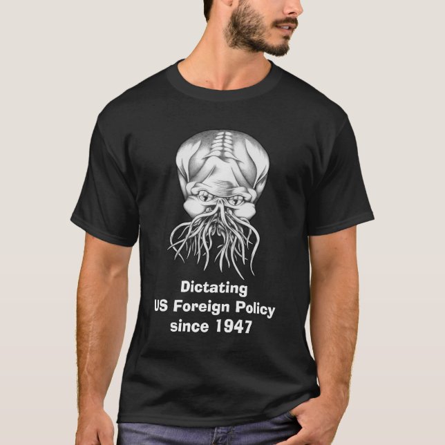 Cthulhu: CIA-Verbindung T-Shirt (Vorderseite)