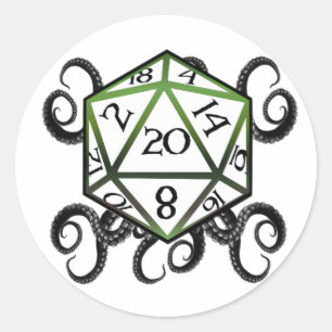 Cthulhu D20 Aufkleber