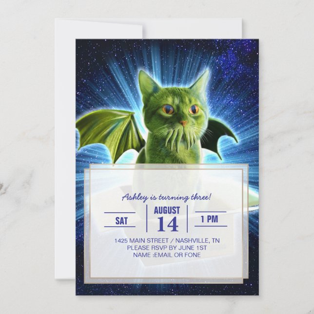 Cthulhu Einladung (Vorderseite)