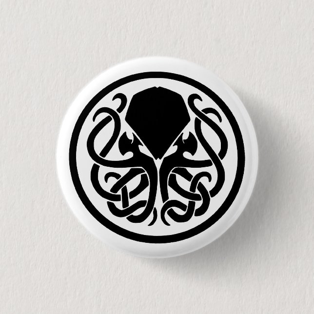 Cthulhu Emblem Button (Vorderseite)