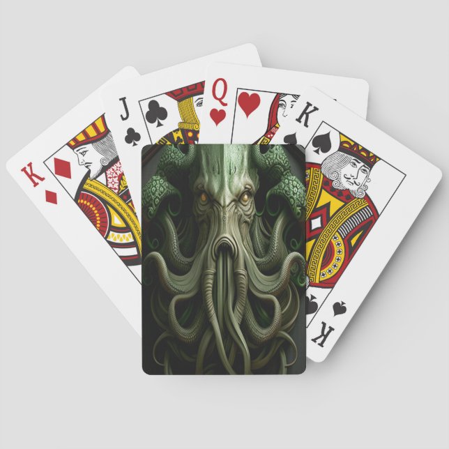 Cthulhu Erhöhungen - Kartenspielen Spielkarten (Rückseite)