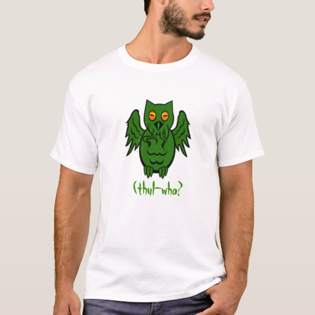 Cthulhu Eule T-Shirt (Vorderseite)