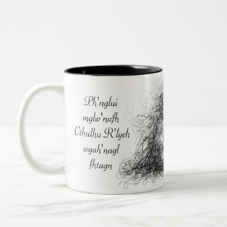 Cthulhu Fhtagn Zweifarbige Tasse