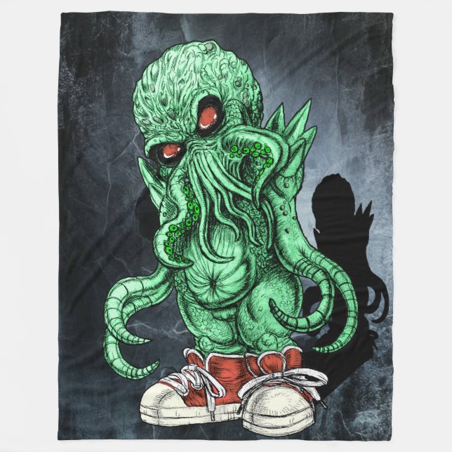 Cthulhu FLEECE-DECKE Fleecedecke (Vorderseite)