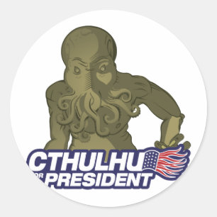 Cthulhu für Präsident Sticker