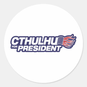 Cthulhu für Präsident Sticker