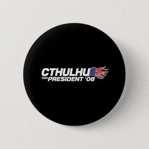 Cthulhu für Präsidenten Button
