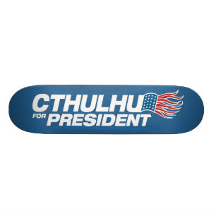 Cthulhu für Präsidenten - HP Lovecraft Skateboard