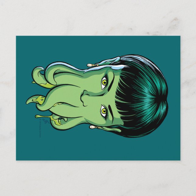 Cthulhu Girl Postcard Postkarte (Vorderseite)