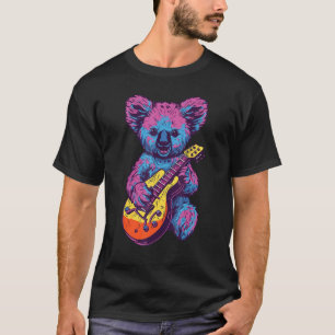 Cthulhu Gitarrist Rad Heavy Metal Monster Hallowee T-Shirt