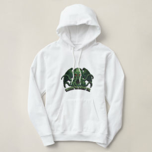 Cthulhu Graffiti 3D Crop Hoodie   Streetwear-Tenta