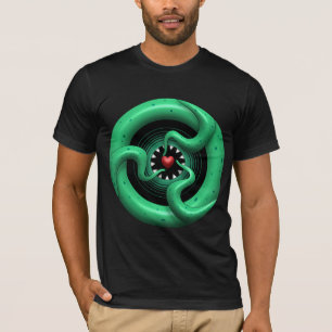 Cthulhu Heart Basic Bella Leinwand T-Shirt