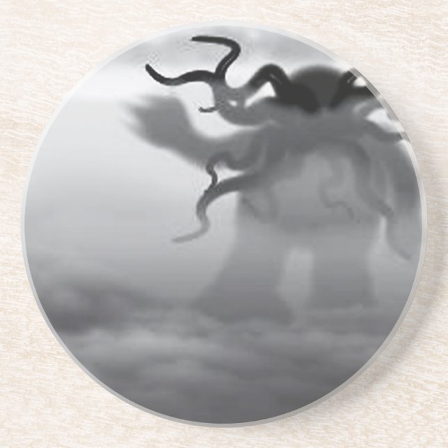 Cthulhu im Ozean Getränkeuntersetzer (Vorne)