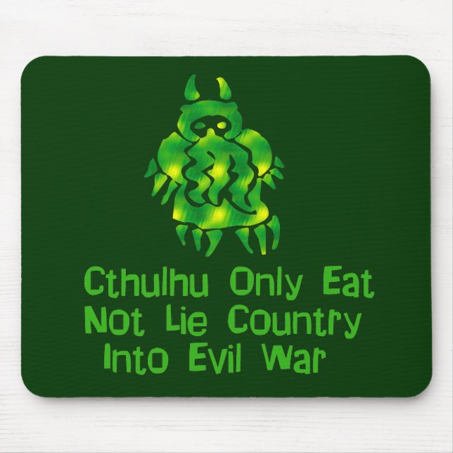Cthulhu isst nur mousepad (Vorne)