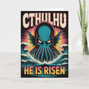 Cthulhu ist auferstanden Osternkarte Karte