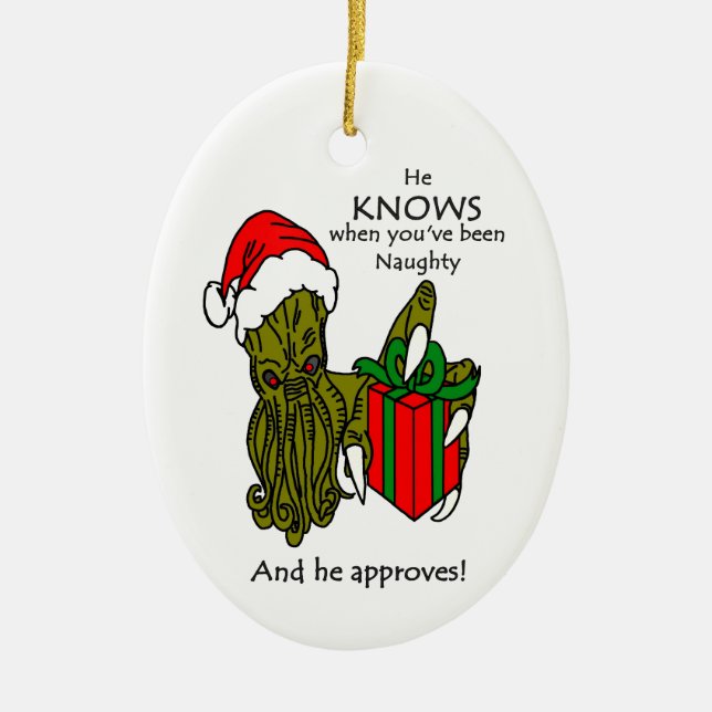 Cthulhu Keramik Ornament (Vorne)