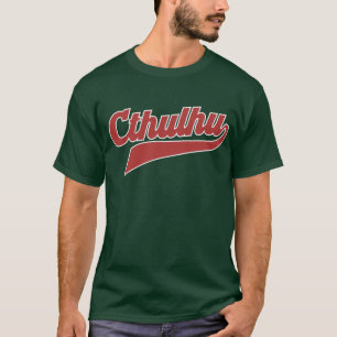 Cthulhu League Schrift – Vintage Eldritch-Lettern T-Shirt