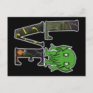 Cthulhu LIEBE Postkarte