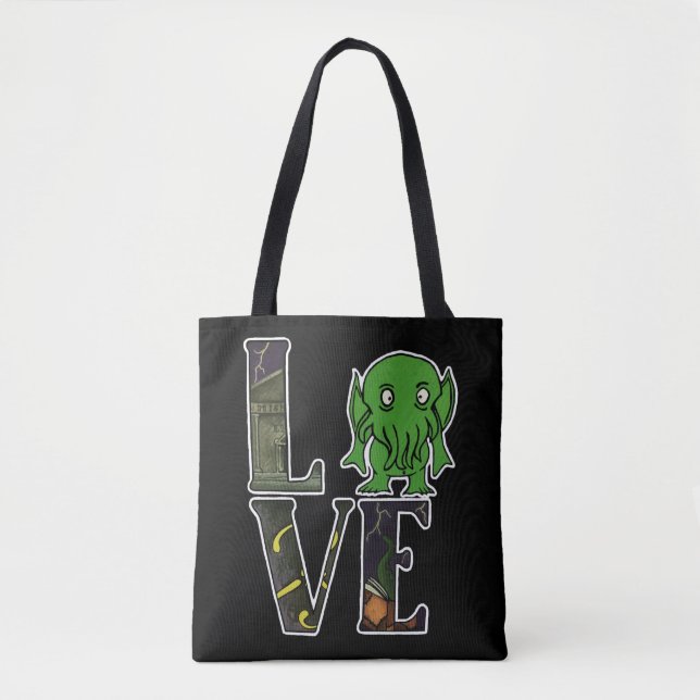 Cthulhu LIEBE Tasche (Vorderseite)