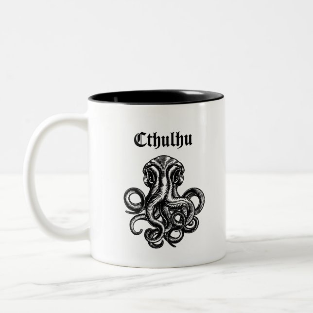 Cthulhu Lord - Savior Lovecraft Zweifarbige Tasse (Links)