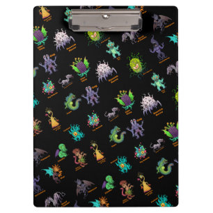 Cthulhu Lovecraft Mythos Chibi Bestiary Klemmbrett