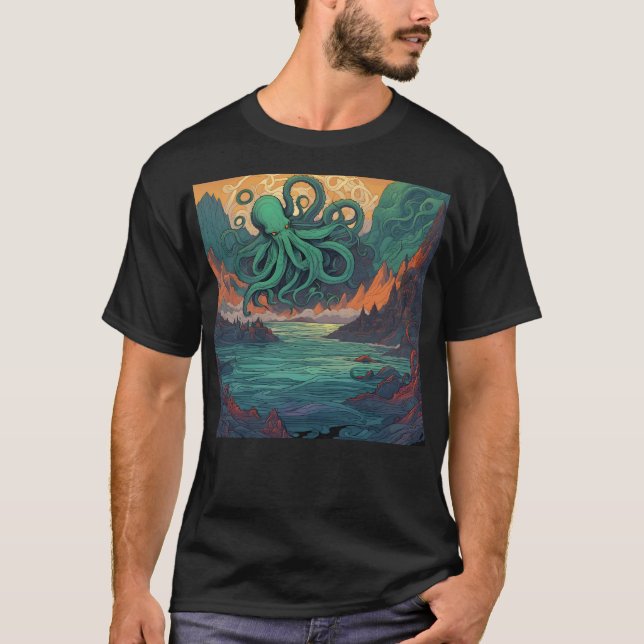 Cthulhu Mystical Symbolism T-Shirt (Vorderseite)